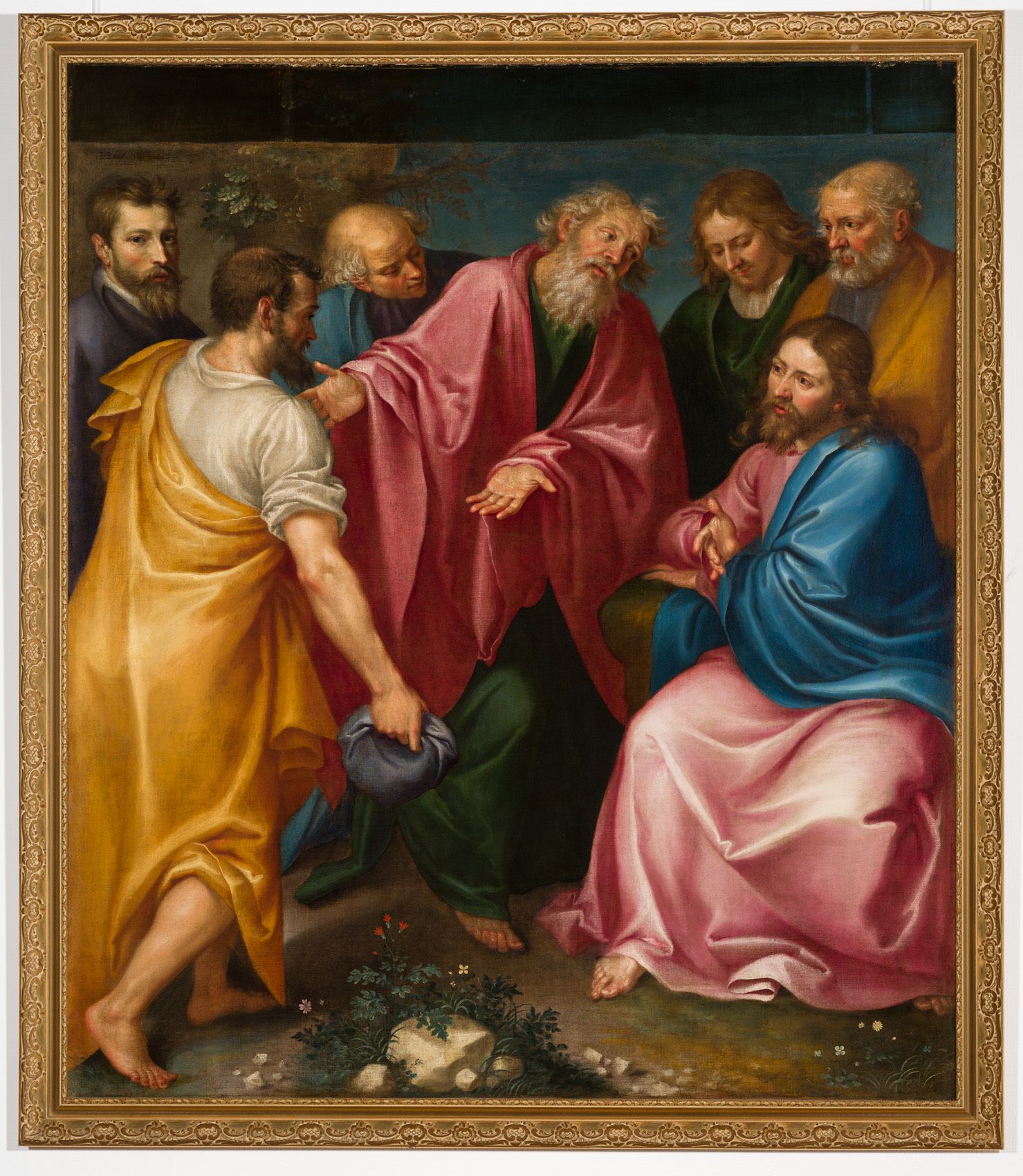 Image représentant Présentation de Nathanaël au Christ par Saint Philippe - Tableau