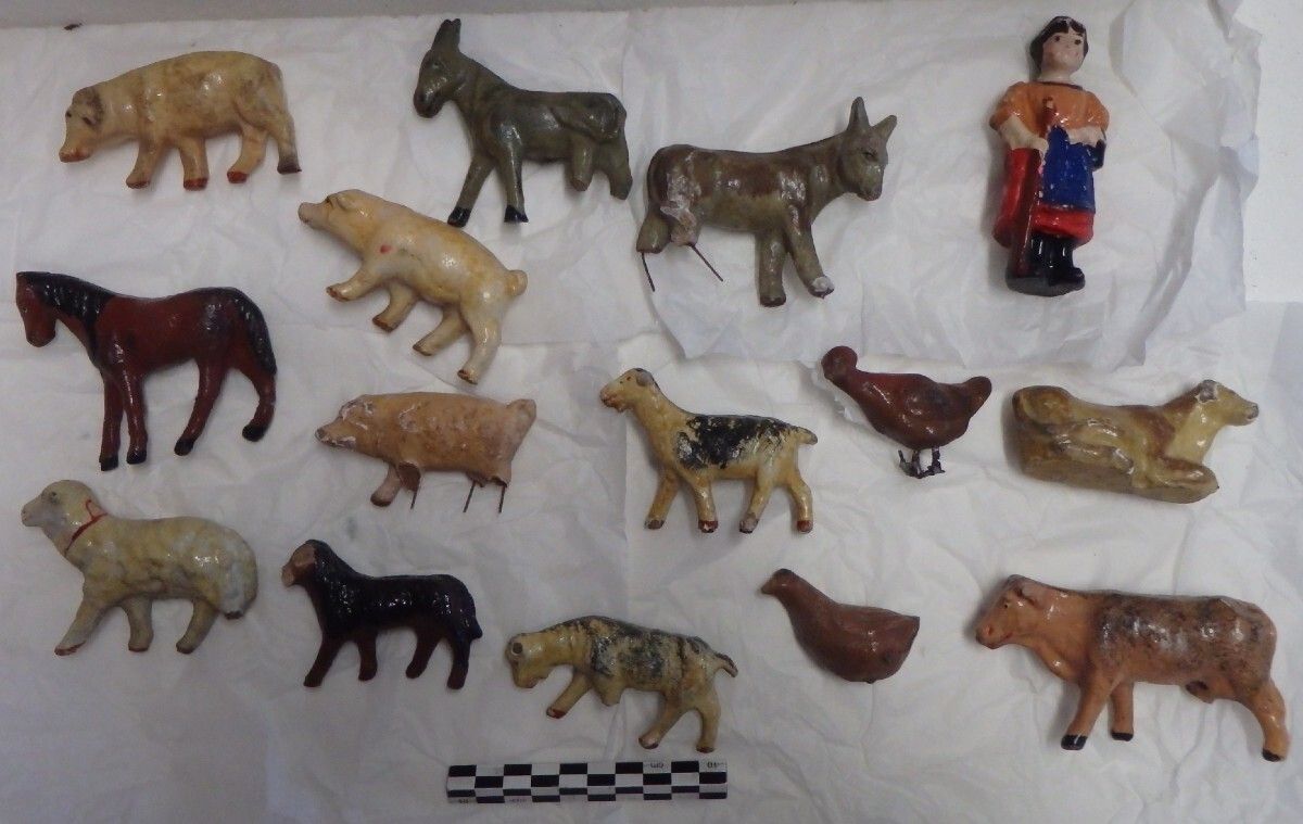 Image représentant Animaux domestiques de la ferme et personnage - Jouet