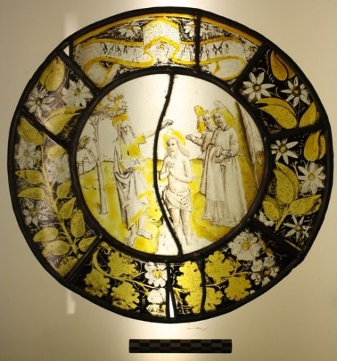 Image représentant Le baptême du Christ - Rondel