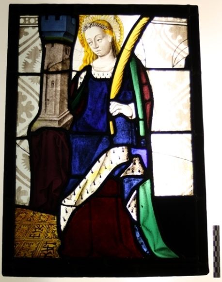 Image représentant Sainte Barbe - Panneau