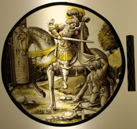 Image représentant Charité de saint Martin - Vitrail
