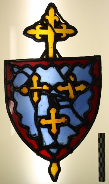 Image représentant Armes d'un membre de la famille de Boirsratier - Vitrail
