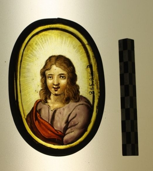Image représentant Buste de l'Enfant Jésus - Vitrail