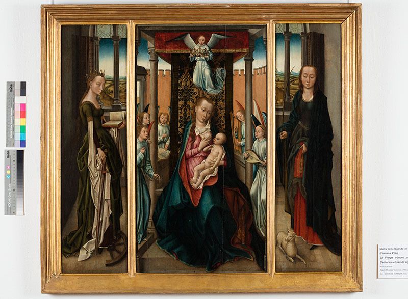 Image représentant Triptyque de la Vierge en majesté - Triptyque