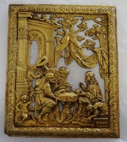 Image représentant Les Pélerins d'Emmaüs - Plaque