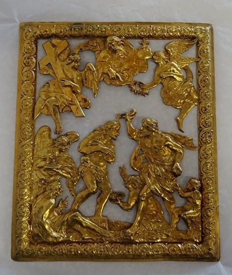Image représentant Le baptême du Christ - Plaque