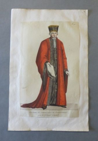 Image représentant Costume du Commissaire du Gouvernement près du Tribunal Criminel - Estampe