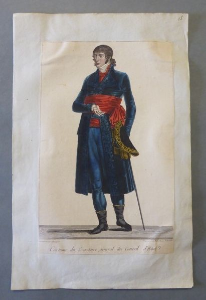 Image représentant Costume du secrétaire Général du Conseil d'Etat - Estampe