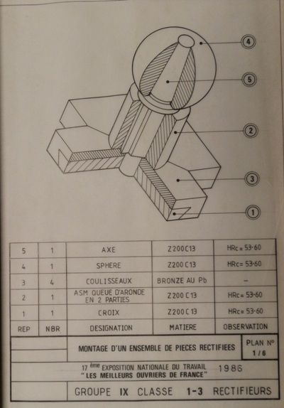 Image représentant 17ème concours MOF - Plan