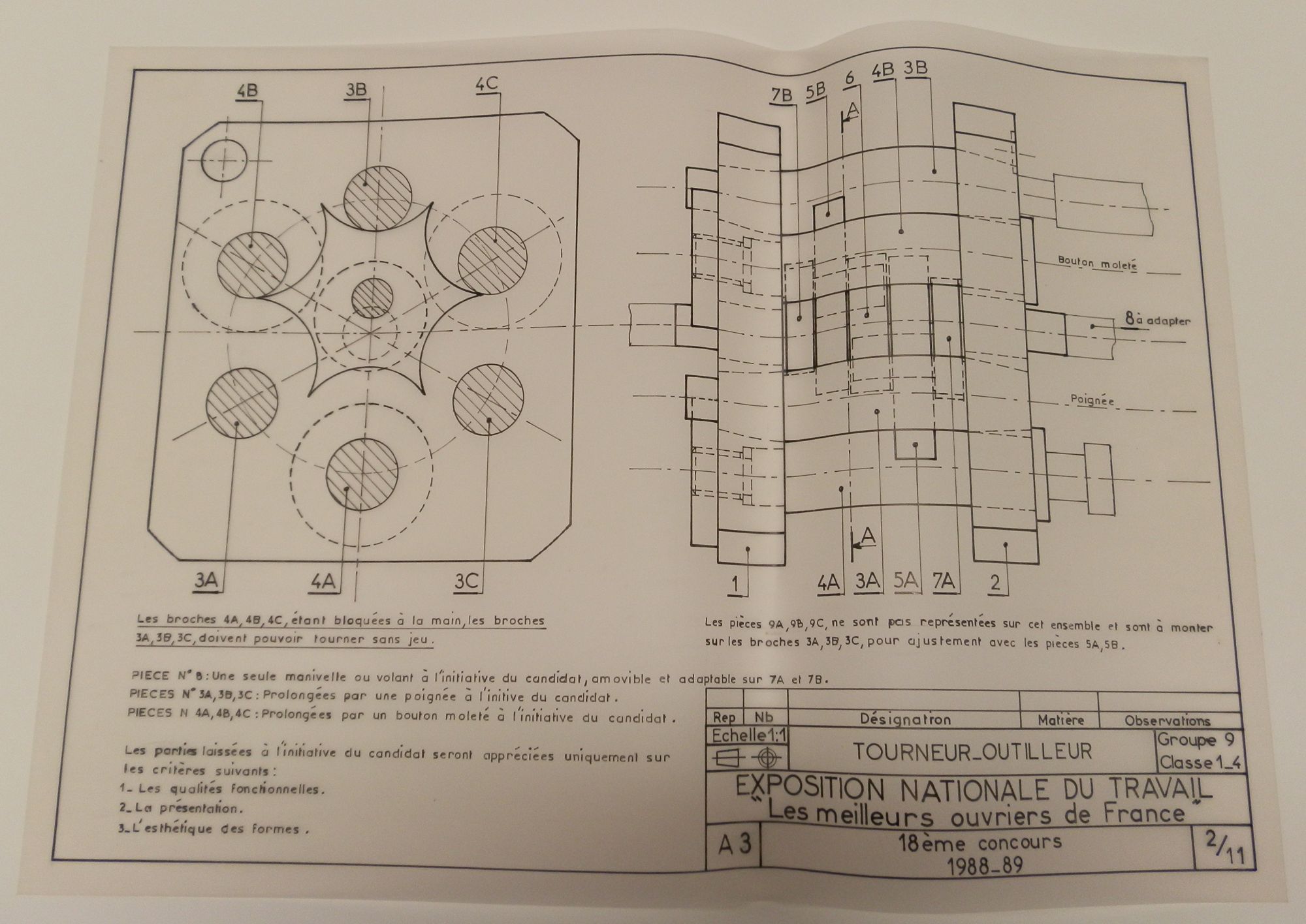 Image représentant 18ème concours MOF - Plan