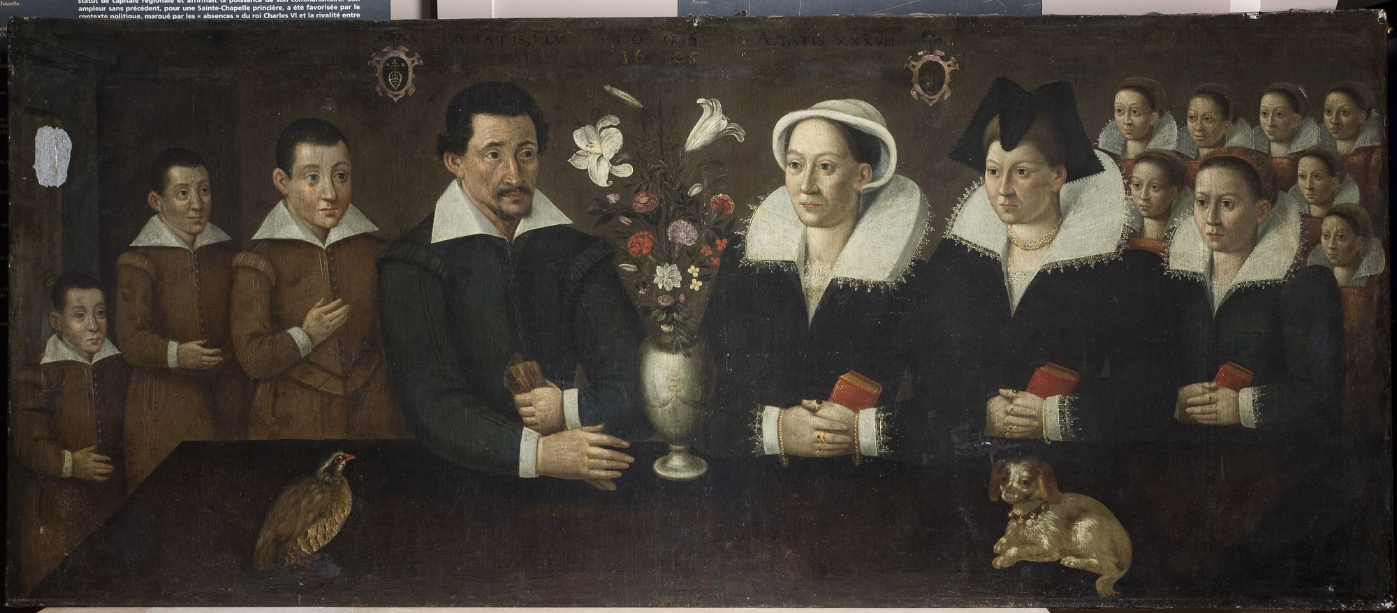Image représentant Portrait collectif d'une famille - Tableau