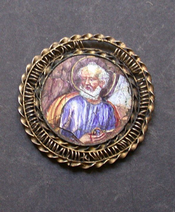 Image représentant Saint Pierre - Médaillon