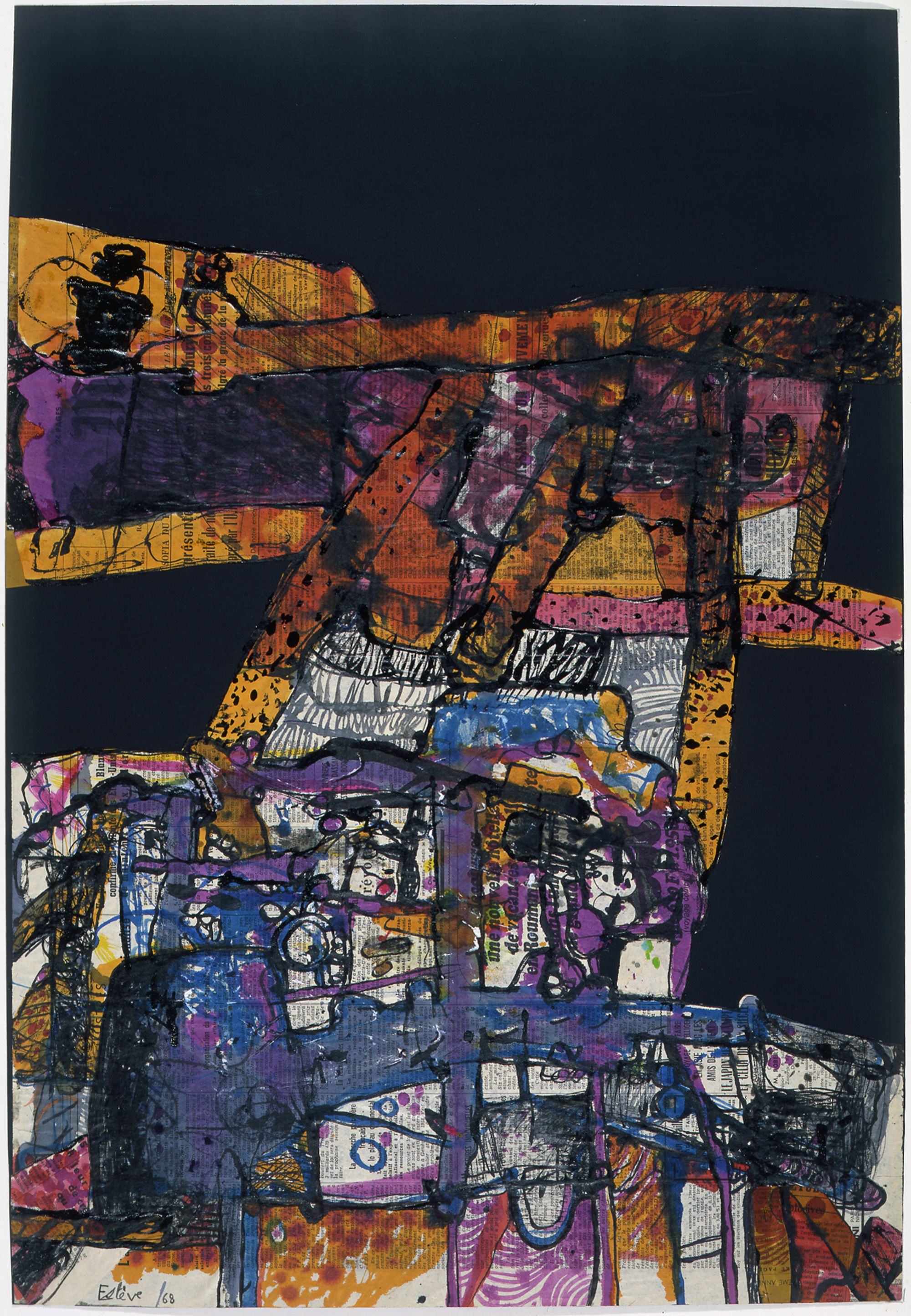 Image représentant C.125 Nocturne cévenol - Collage