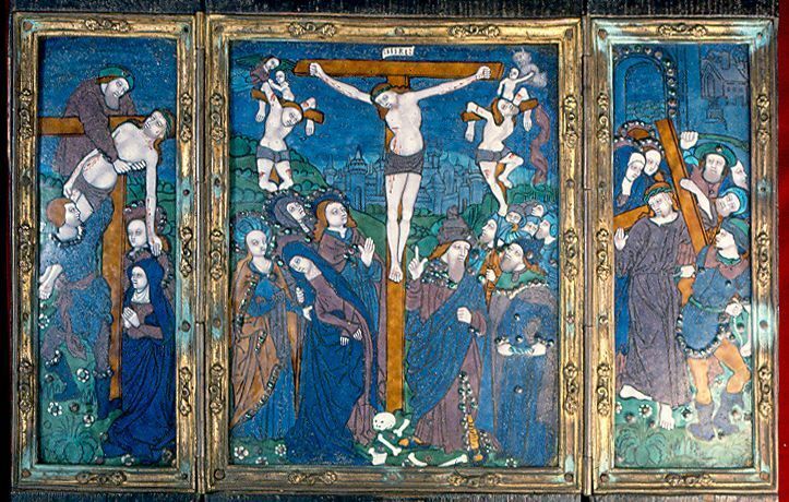 Image représentant Crucifixion - Triptyque