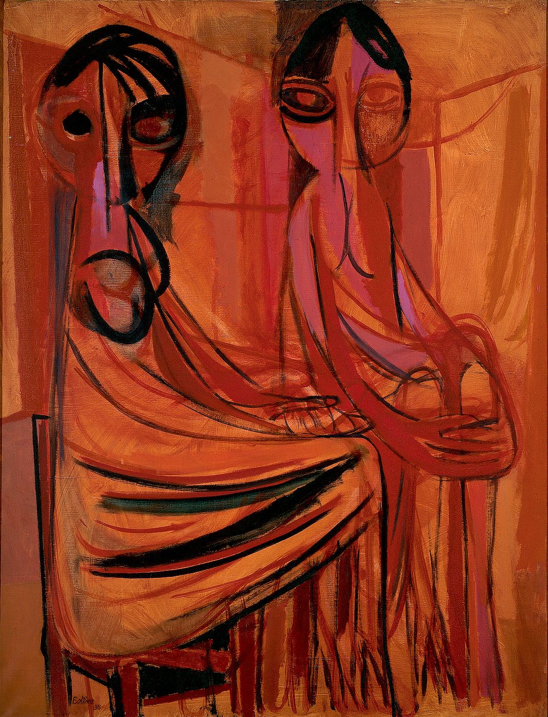 Image representing Les soeurs de Barcelone - Tableau.
