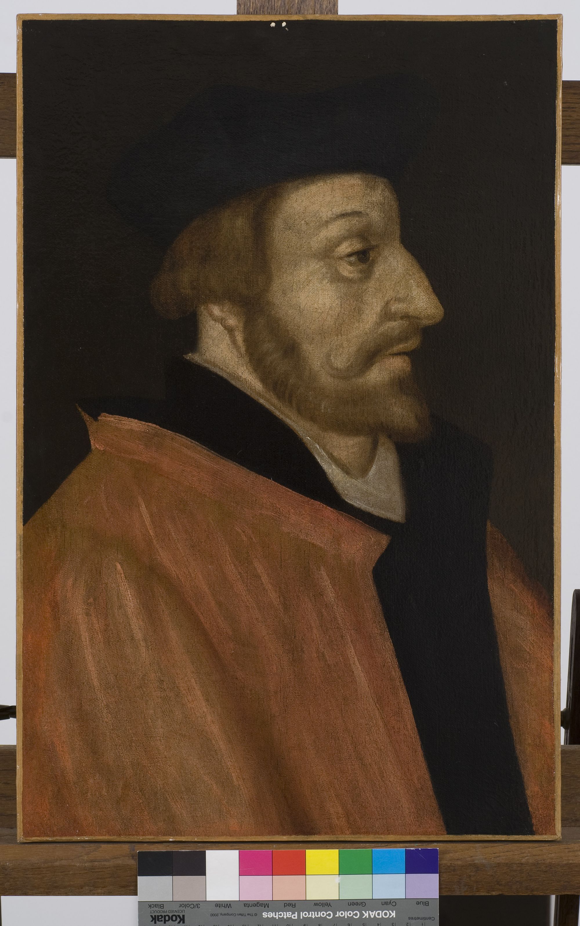 Image representing Portrait de Giovanni Andrea Alciato (1492-1550), dit André Alciat, jurisconsulte et humaniste - Tableau.