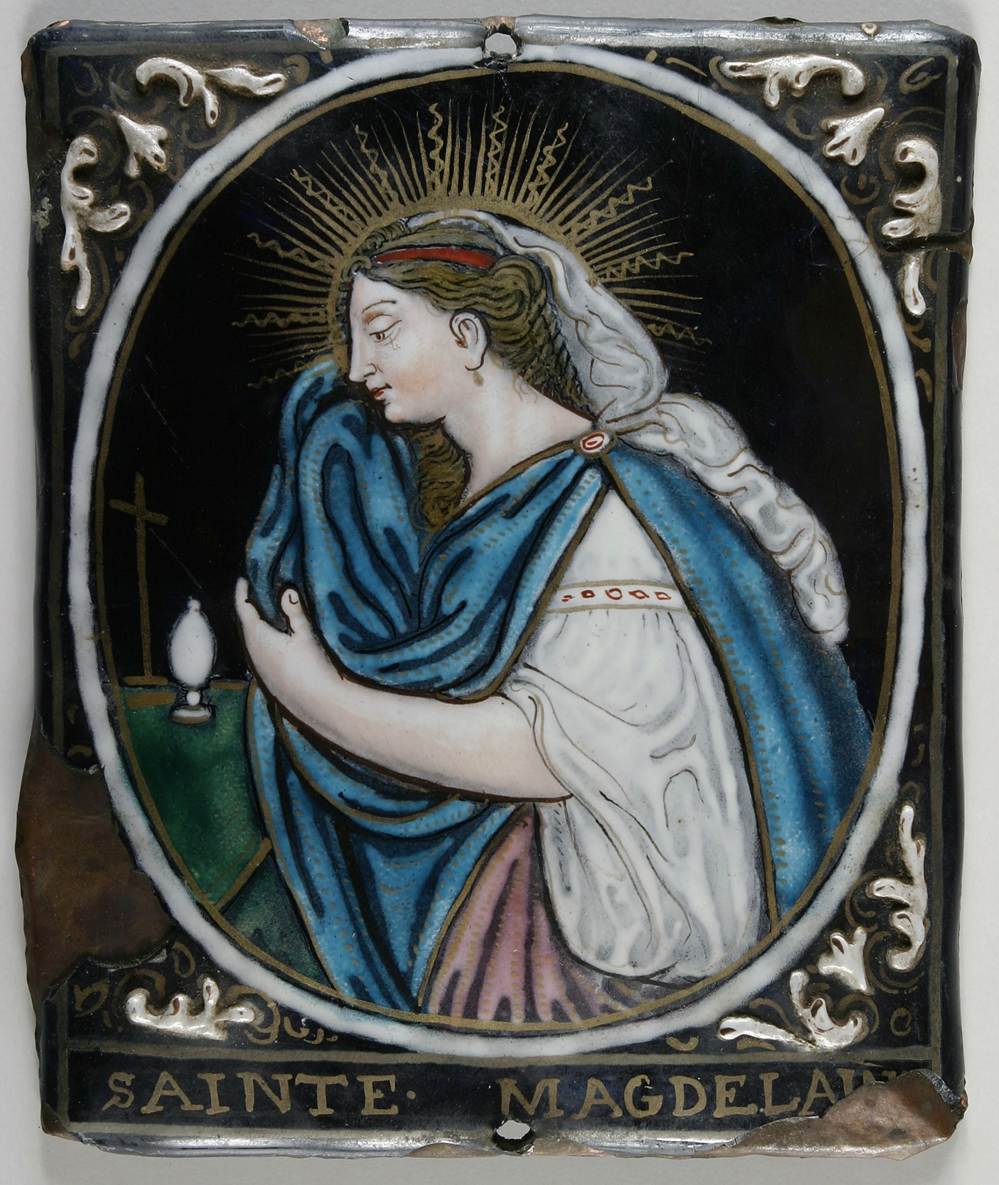 Image représentant Sainte Madeleine - Plaque