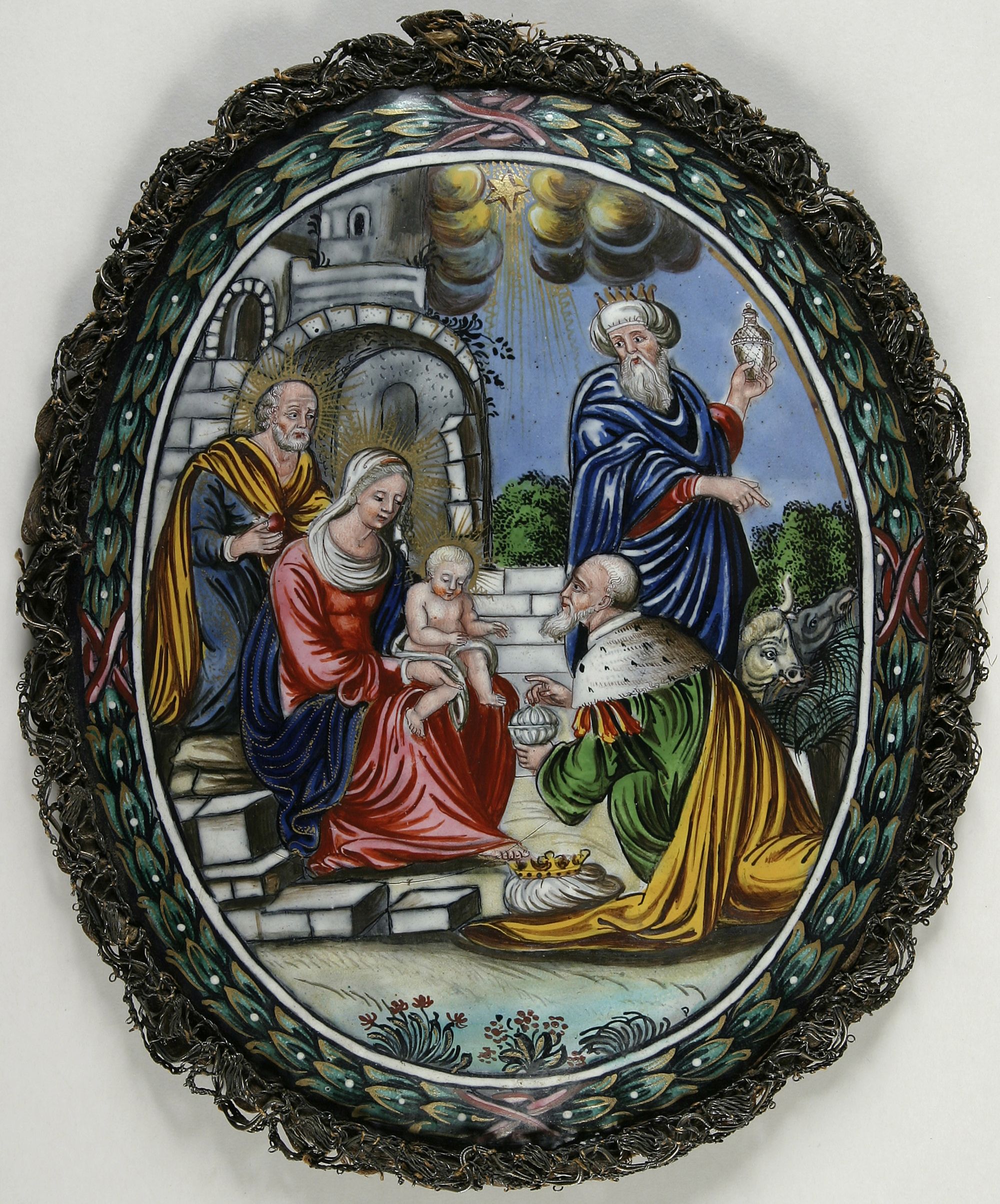 Image représentant Adoration des Mages - Médaillon