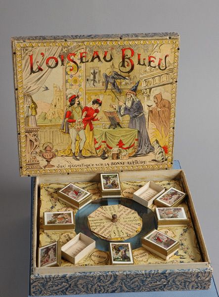 Image représentant L'oiseau bleu : jeu magnétique sur la bonne aventure - Jeu de société