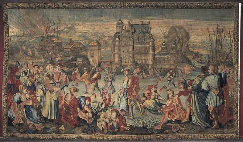 Image représentant Les saisons de Lucas: l'hiver - Tapisserie