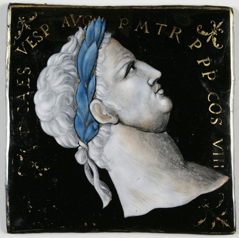 Image représentant Vespasien - Plaque