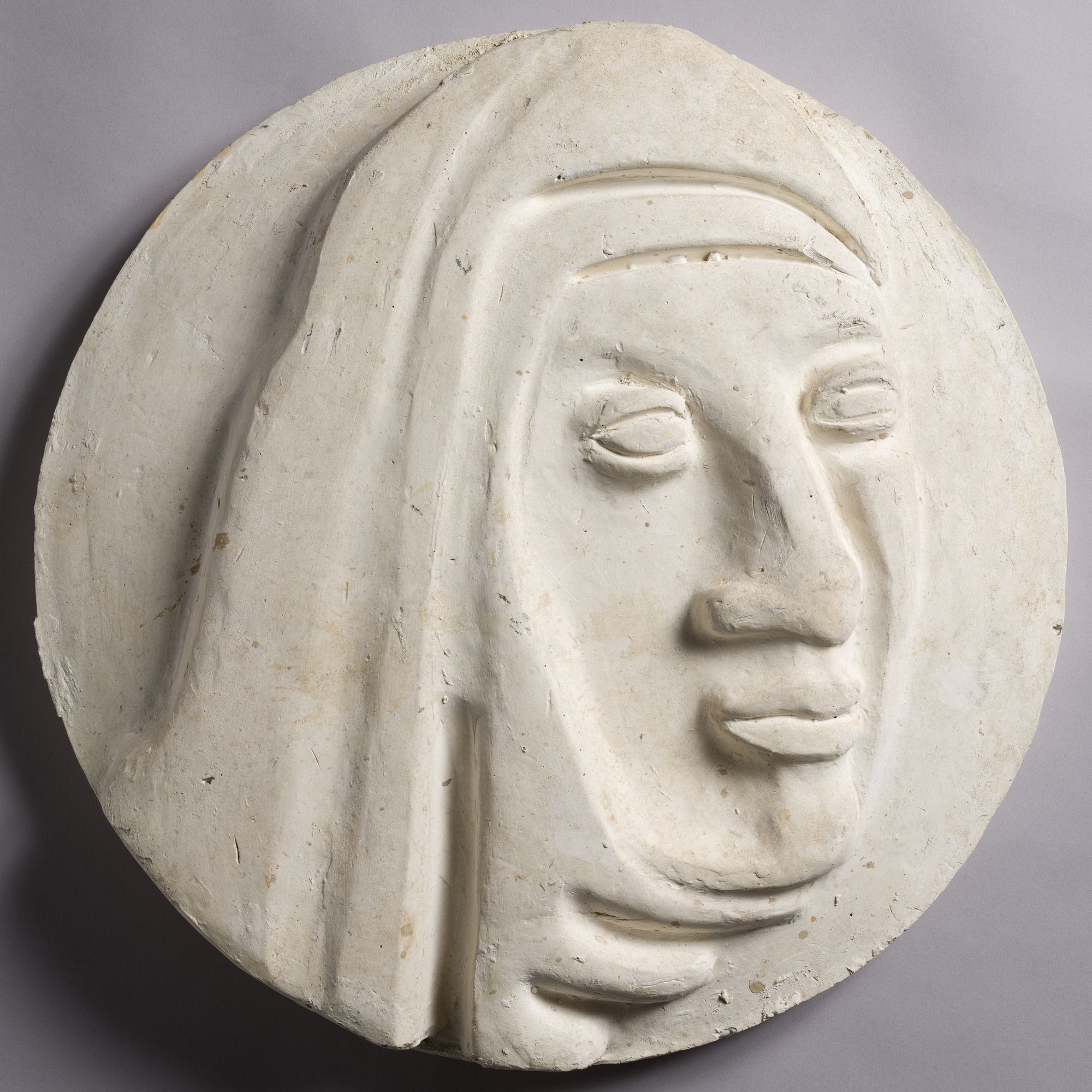 Image représentant Première maquette préparatoire du médaillon de Jean de France (1464-1505) pour le lycée Margueritte de Navarre à Bourges - Médaillon