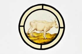 Image représentant Un boeuf - Vitrail