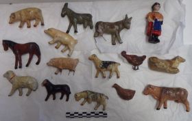 Image représentant Animaux domestiques de la ferme et personnage - Jouet
