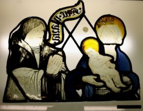 Image représentant La Vierge avec l'Enfant Jésus - Panneau