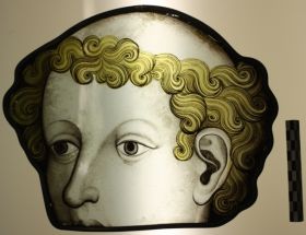Image représentant Tête d'homme - Vitrail