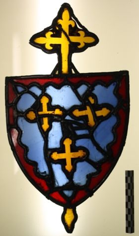 Image représentant Armes d'un membre de la famille de Boirsratier - Vitrail