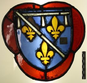 Image représentant Ecusson aux armes du Prince de Conti - Vitrail