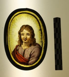 Image représentant Buste de l'Enfant Jésus - Vitrail