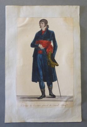 Image représentant Costume du secrétaire Général du Conseil d'Etat - Estampe