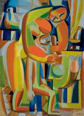 Image représentant La toilette verte - Tableau