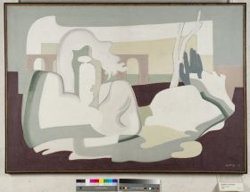 Image représentant Femme au paysage - Tableau