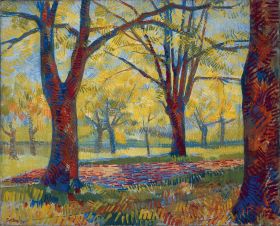 Image représentant Paysage au printemps - Tableau
