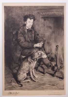 Image représentant " Maurice Rollinat " - Portrait