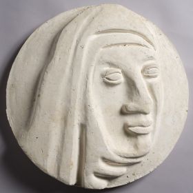 Image représentant Première maquette préparatoire du médaillon de Jean de France (1464-1505) pour le lycée Margueritte de Navarre à Bourges - Médaillon