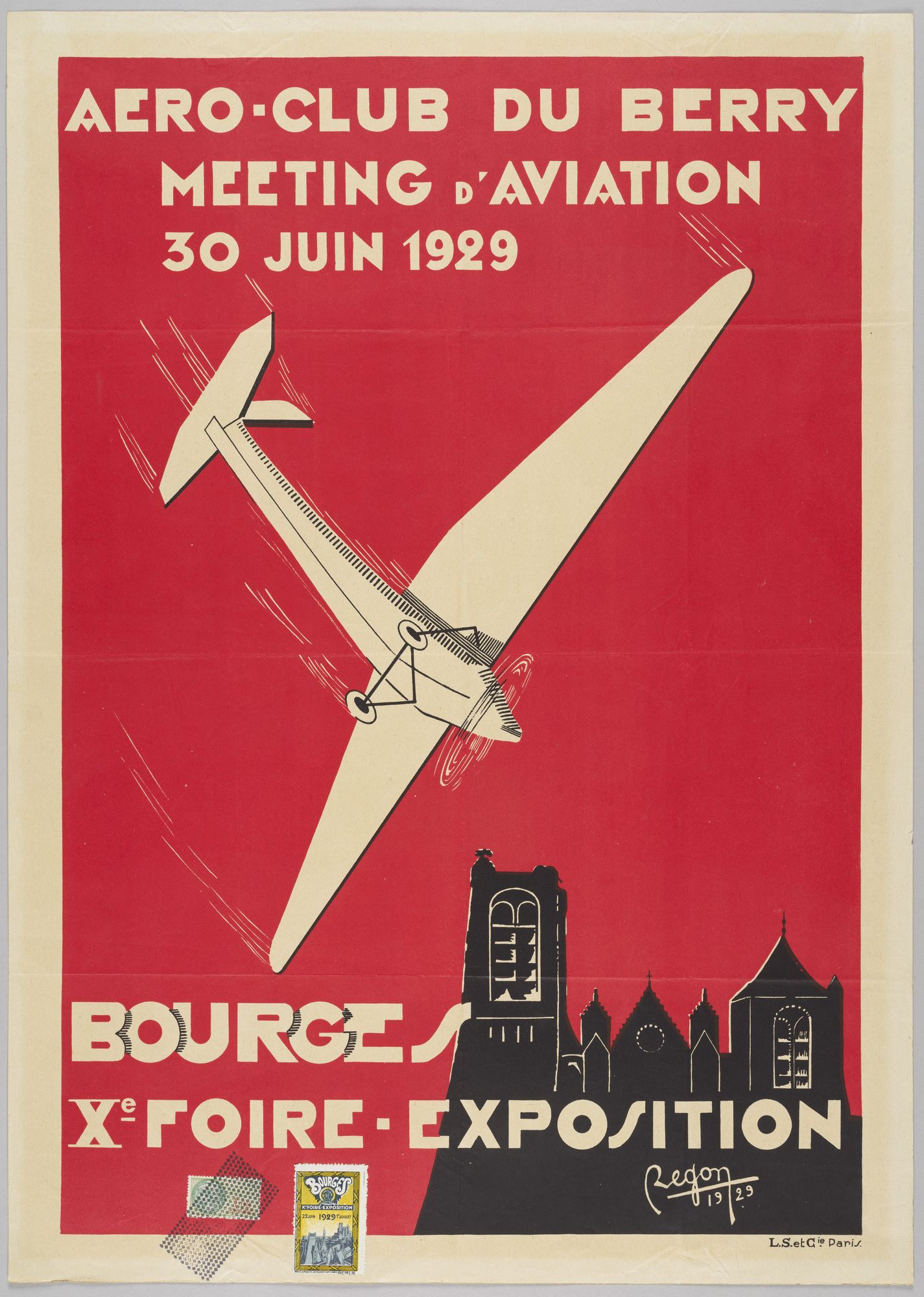 Image représentant Bourges, Xe Foire Expostion - Affiche