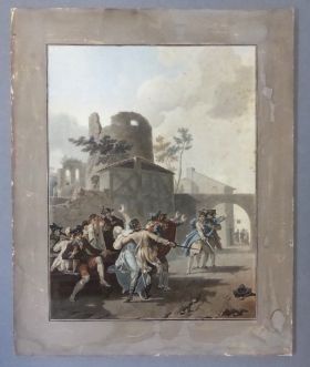 Image représentant Le Duel - Estampe