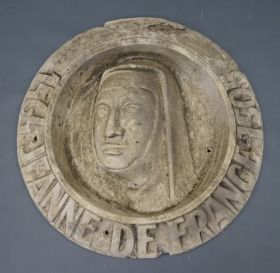 Image représentant Deuxième maquette préparatoire du médaillon de Jean de France 1464-1505 pour le lycée Margueritte de Navarre à Bourges - Médaillon